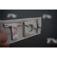 Tdi Bagaj Krom Metal 3m 3D Yazı Logo Arma