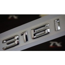 Bmw 316I Bagaj Krom Metal 3m 3D Yazı Logo