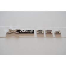 Bmw Xdrive 35D E70 Arka Bagaj Yazısı Logosu Amblemi