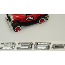 Bmw 335E Bagaj Krom Metal 3m 3D Yazı Logo Uyumlu