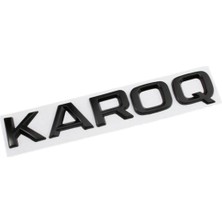 Skoda Karoq Bagaj Yazısı Siyah