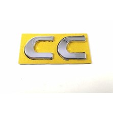 Volkswagen Uyumlu Passat cc Bagaj Yazısı 55MM-22MM