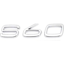 Volvo S60 Yazı Bagaj Yazısı Logo Amblem