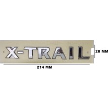 X-Traıl Bagaj Yazısı