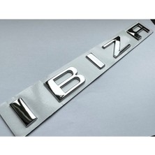 Seat Uyumlu Ibiza Boşluklu Krom Bagaj Yazısı A++ Kalite