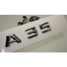 A35 Bagaj Krom Metal 3m 3D Yazı Logo