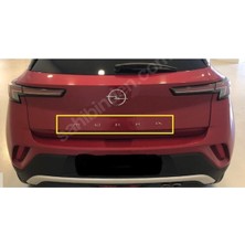 Opel Uyumlu "mokka" Yeni Nesil Uzun Krom Bagaj Yazısı