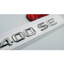 400 Se Bagaj Krom Metal 3m 3D Yazı Logo Uyumlu