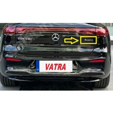 Eqs 580 Uyumlu Eqs 580 ve 4matic Krom Bagaj Yazısı 3m 3D Abs