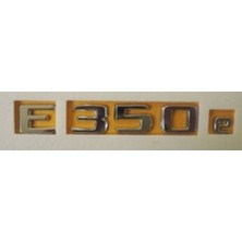 Mercedes Uyumlu Yazı E 350 E Krom