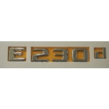 Mercedes Uyumlu Yazı E 230 D Krom
