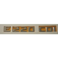 Mercedes Uyumlu Yazı E 220 Cdı Krom