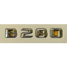 Mercedes Uyumlu Yazı B 280 Krom