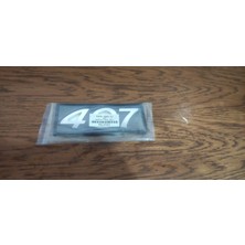 Peugeot 407 Bagaj Yazısı 2005 ve Sonrası Yıllar Uyumlu Peugeot 407 Arka Bagaj Yazısı 3m 3D Krom