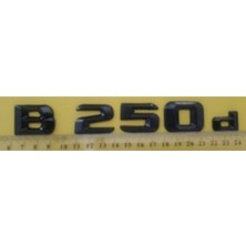 Mercedes Uyumlu Yazı B 250D Siyah