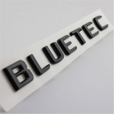 Mercedes Benz Bluetec Bagaj Yazı Abs Krom Siyah Car Logo Arma