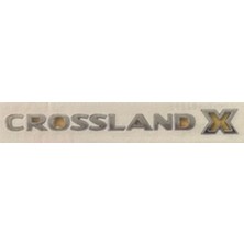 Opel Uyumlu Crossland x Krom Yazı E.m.