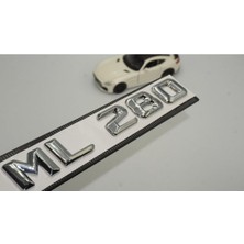 ML280 Uyumlu Bagaj Krom Metal 3m 3D Yazı Logo