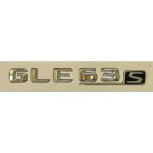 Mercedes Uyumlu Yazı Gle 63S Krom