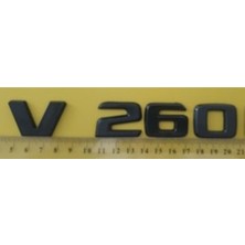Mercedes Uyumlu Yazı V 260 Siyah