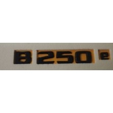 Mercedes Uyumlu Yazı B 250 E Siyah
