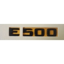 Mercedes Uyumlu Yazı E 500 Siyah