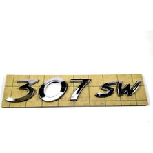 Peugeot 307SW Bagaj Yazısı (175MM-30MM)