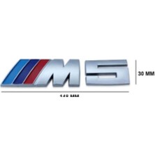 M5 Krom Bagaj Yazısı 3A 3D 3ABS