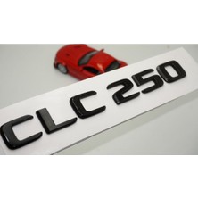 Clc 250 Uyumlu Bagaj Parlak Siyah Abs 3m 3D Yazı Logo