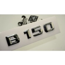 B150 Bagaj Krom Metal 3m 3D Yazı Logo