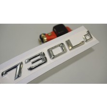 Bmw 730LD Bagaj Krom Metal 3m 3D Yazı Logo