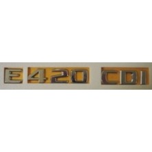 Mercedes Uyumlu Yazı E 420 Cdı Krom