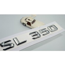 Sl 350 Bagaj Krom Metal 3m 3D Yazı Logo