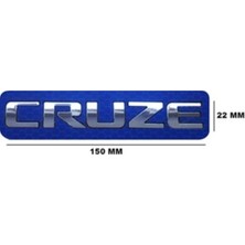 Chevrolet Uyumlu Cruze Krom Yazı Büyük