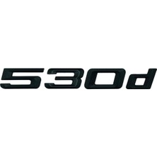 Bmw 530D Piano Black Bagaj Yazısı Ithal Ürün A++ Kalite