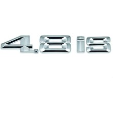 Bmw X5 E53 4.8ıs Arka Bagaj Yazısı Krom Logosu