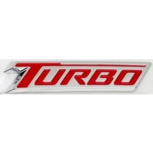 Chevrolet Uyumlu Turbo Kırmızı Yazı