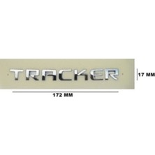 Chevrolet Uyumlu Tracker Krom Yazı