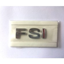 Volkswagen Fsi Bagaj Yazısı Tek Kırmızı (Passat B6 - Jetta 5)