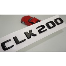 Clk 200 Uyumlu Bagaj Parlak Siyah Abs 3m 3D Yazı Logo