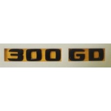 Mercedes Uyumlu Yazı 300 Gd Siyah