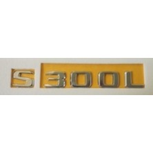 Mercedes Uyumlu Yazı S 300L Krom