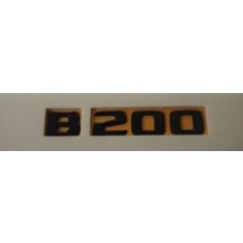 Mercedes Uyumlu Yazı B 200 Siyah