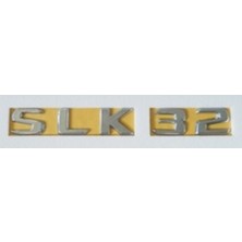 Mercedes Uyumlu Yazı Slk 32 Krom
