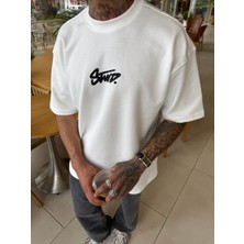 Stwd Basic Enjeksiyon Baskı T-Shirt - Beyaz