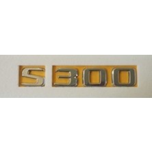 Mercedes Uyumlu Yazı S 300 Krom