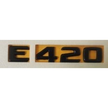 Mercedes Uyumlu Yazı E 420 Siyah