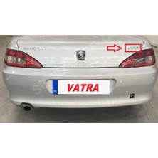 406 2.0 Hdi Sv Uyumlu Peugeot ve 406 Krom Bagaj Yazısı 3m 3D Abs