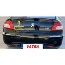 407 2.0 Hdi Gt Line Premium Uyumlu Peugeot Krom Bagaj Yazısı 3m 3D Abs