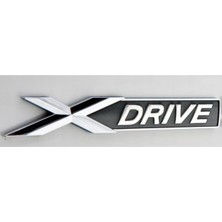 Bmw Xdrive (X Drive) Yazı Arma Yeni Model 51147418525NIKEL.